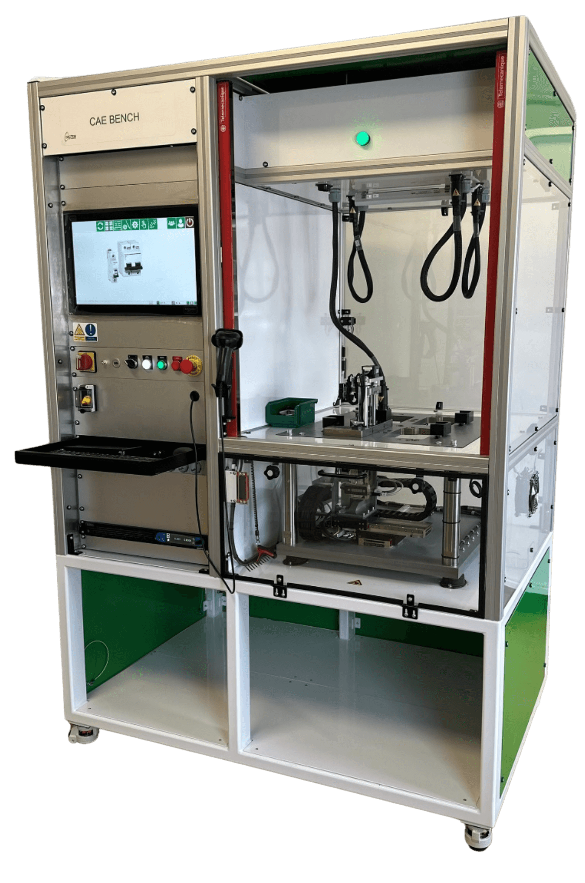 Banc d'essai force-course pour disjoncteurs